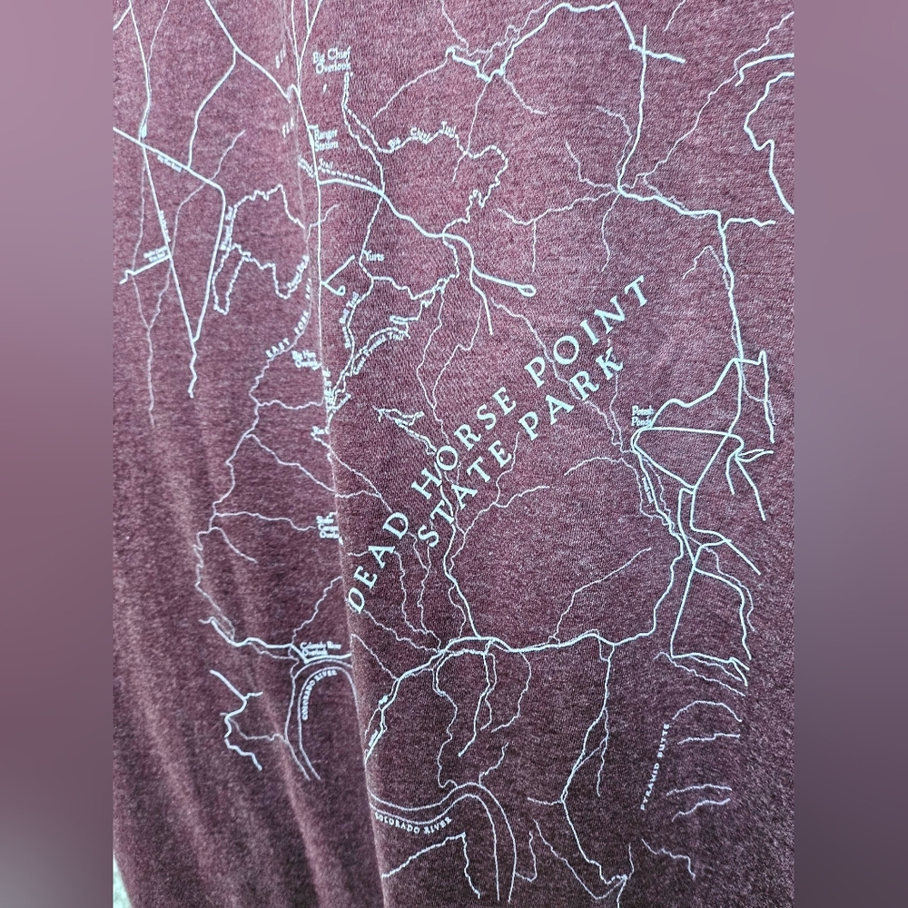 McGovern Outdoor Plum Graphic Dead Horse Point State Park Tee NWT - Picture 4 of 8